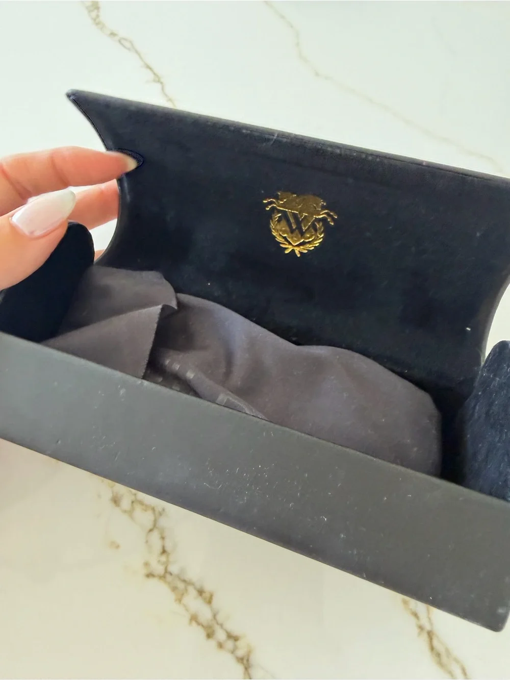 Wildfox Black and Gold Bel Air Round Sunglasses